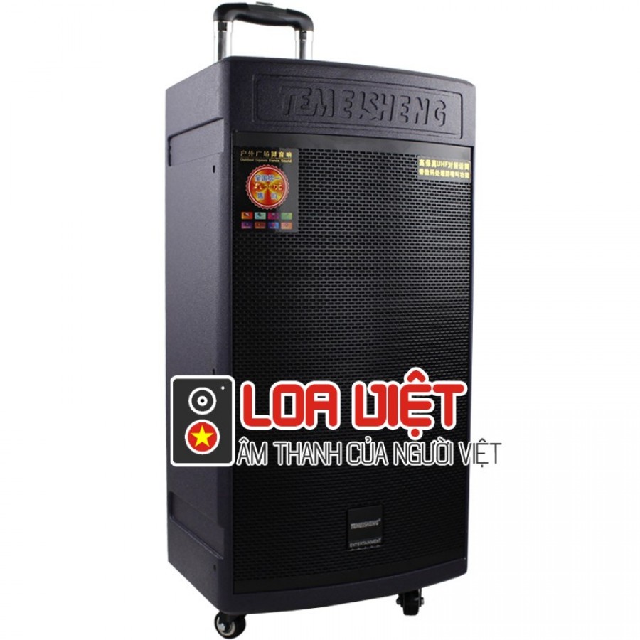 Loa kéo temeisheng GD 15-08 Chính Hãng - Tặng kèm 2 mic cầm tay